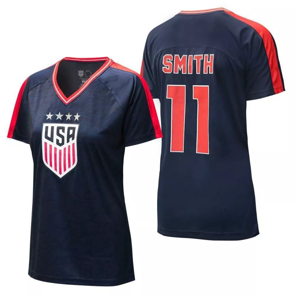 USA Soccer Women's World Cup Sophia Smith USWNT Game Day Jersey Blue XL